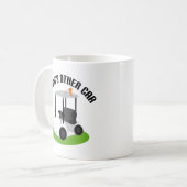 Pappas anderes Auto (Golfmobil) Kaffeetasse (Vorderseite Links)