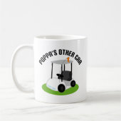 Pappas anderes Auto (Golfmobil) Kaffeetasse (Links)