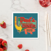 Pappas Roadside Diner Untersetzer Serviette (Beispiel)