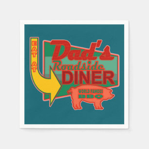 Pappas Roadside Diner Untersetzer Serviette