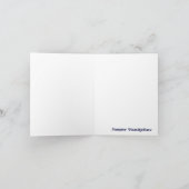 Pappbären-Mitteilungskarten Karte (Innenseite)