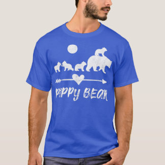 Pappbären-Shirt mit vier Niedlichen Bärenjungen Ge T-Shirt