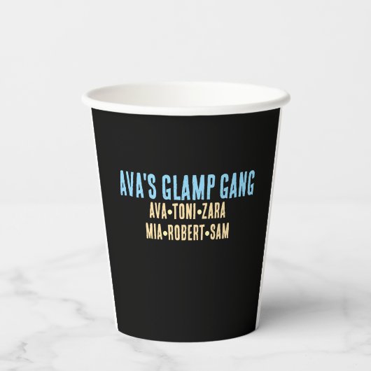 Pappbecher (Rückseite)