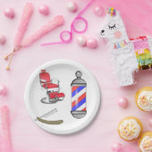 Pappbecher Friseur Pappteller (Party)