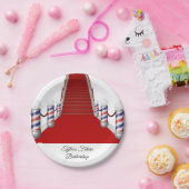 Pappbecher Friseurstange Pappteller (Party)