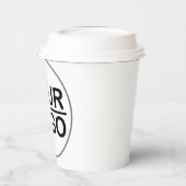 Pappbecher Kaffee mit Deckel Pappbecher (Links)