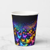 Pappbecher mi Schmetterlingsmotuv (Vorderseite)