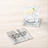 Pappbier-Getränk-Untersetzer für Mann-Höhle Rechteckiger Pappuntersetzer (Vor Ort)