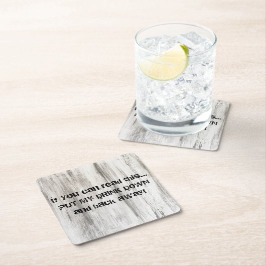 Pappbier-Getränk-Untersetzer für Mann-Höhle Rechteckiger Pappuntersetzer (Vor Ort)