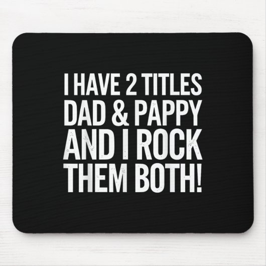 Pappdesign für Großvater Vatertag P Mousepad (Vorne)