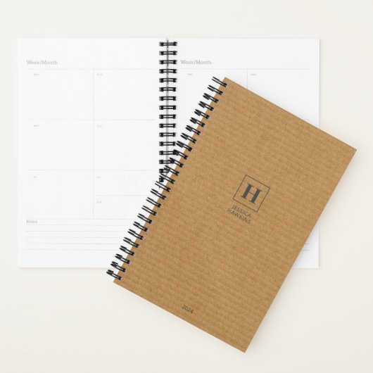 Pappe Classic Monogram Personal Weekly Planer (Anzeige)
