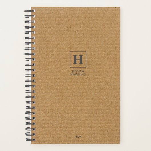 Pappe Classic Monogram Personal Weekly Planer (Vorderseite)