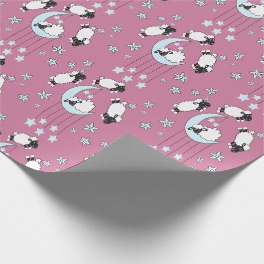 Pappe für Schafe 3 Geschenkpapier (Ecke)