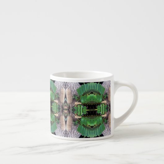Pappe Palm Pattern Espressotasse (Rechts)