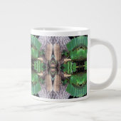 Pappe Palm Pattern Jumbo-Tasse (Rechts)