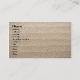 Pappe Visitenkarte