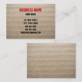 Pappe Visitenkarte (Vorne/Hinten)