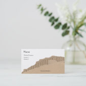 Pappe Visitenkarte (Stehend Vorderseite)