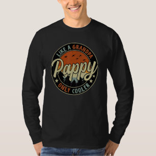 Pappel wie ein Opa nur Cooler Vintager Retrofett T-Shirt