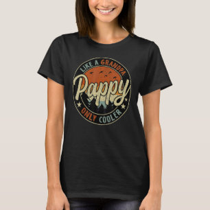 Pappel wie ein Opa nur Cooler Vintager Retrofett T-Shirt