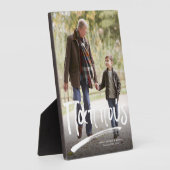 Pappelgriechischer Großvater ein Foto Fotoplatte (Seite)