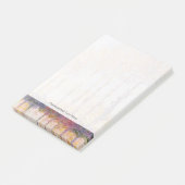 Pappeln Claude Monets | auf den Banken des Epte Post-it Klebezettel (angewinkelt)