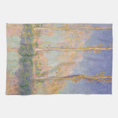 Pappeln, impressionistische Landschaft, Claude Mon Geschirrtuch (Horizontal)
