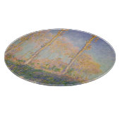 Pappeln, impressionistische Landschaft, Claude Mon Schneidebrett (Ecke)