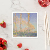Pappeln, impressionistische Landschaft, Claude Mon Serviette (Beispiel)