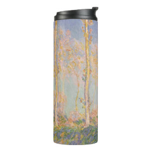 Pappeln, impressionistische Landschaft, Claude Mon Thermosbecher