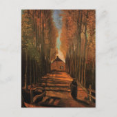 Pappeln in Herbst-Van- Goghschöner Kunst Postkarte (Vorderseite)