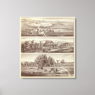 Pappelranchs Leinwanddruck