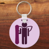 Pappengel Schlüsselanhänger (Vorderseite)