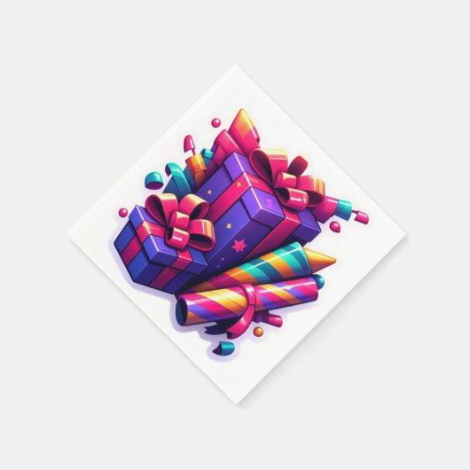 PAPPER NAPKIN SERVIETTE (Ecke)