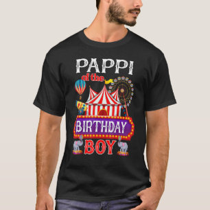 Pappi des Geburtstags Junge Ringmaster Circus Them T-Shirt