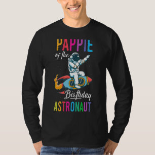 Pappie des Geburtstags-Astronauten-Weltraum-Tags-P T-Shirt