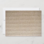 Pappillusions-Hochzeits-Einladung Einladung (Rückseite)