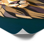 Pappkarton Lion Majesty Poster (Ecke)