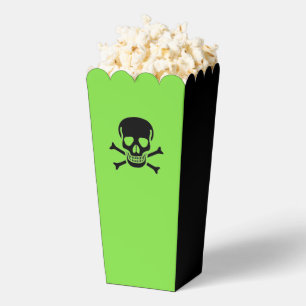 Pappkornboxen aus schwarzem Schädel Geschenkschachtel