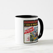 Pappmaché-Uhr-Tasse Tasse (VorderseiteRechts)