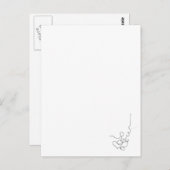 Pappmacherei Postkarte (Vorne/Hinten)