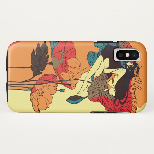 Pappmädchen im Wind Case-Mate iPhone Hülle (Rückseite (Horizontal))