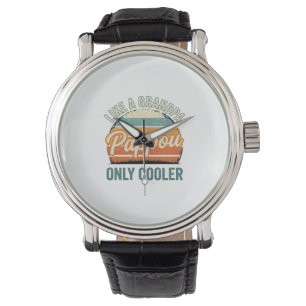 Pappou wie ein Opa nur cooler Vintage-Shirt_1 Armbanduhr