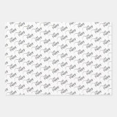 Papppapier für das Wrapping von Fischen — Flachbla Geschenkpapier Set (Vorderseite)