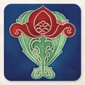 Papppapier-Untersetzer Rechteckiger Pappuntersetzer (Vorderseite)