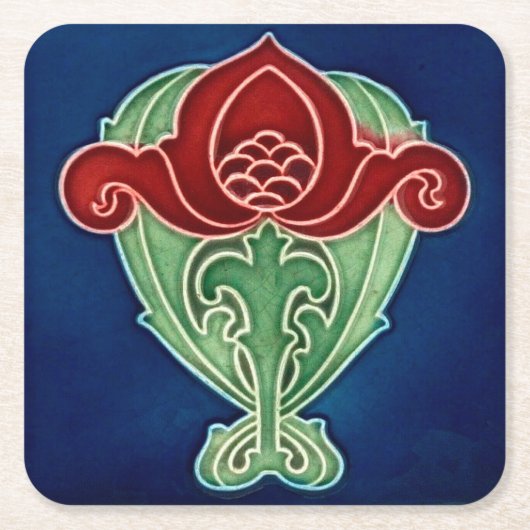 Papppapier-Untersetzer Rechteckiger Pappuntersetzer (Vorderseite)