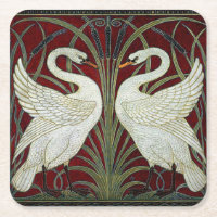 Papppapiergetränk Untersetzer Art Nouveau Stil