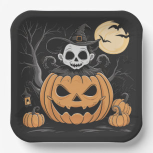 Pappschüsseln Serie 2 Pumpkin Pappteller