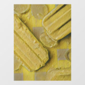 Pappsikel Fensteraufkleber (Blatt)