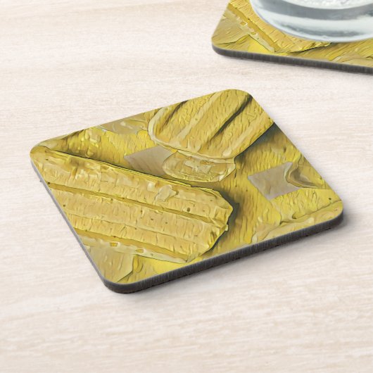 Pappsikel Getränkeuntersetzer (Linke Seite)